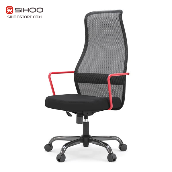 Ghế công thái học văn phòng Sihoo M101C tay ghế màu đỏ