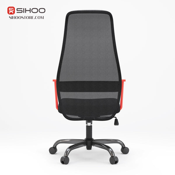 Ghế công thái học văn phòng Sihoo M101C tay ghế màu đỏ