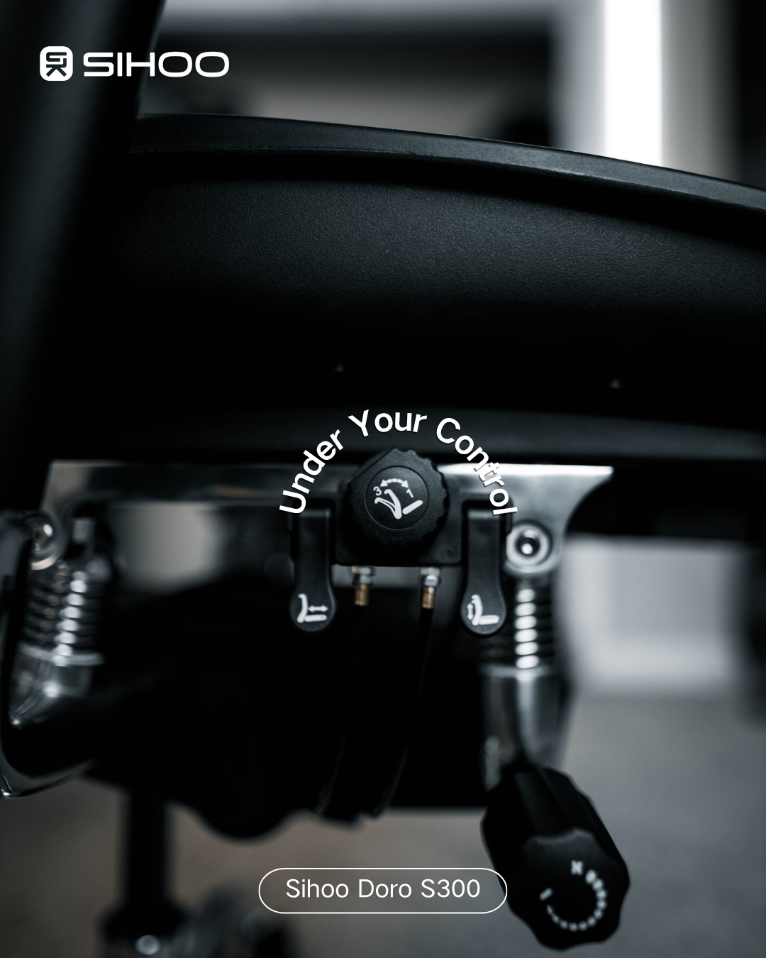 Bộ điều khiển chức năng của ghế trên Ghế Sihoo Doro S300